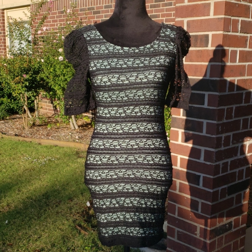 💚Liberty love mint lace dress